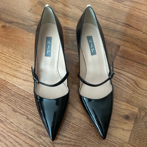 New SJP BY Sarah Jessica Parker Nirvana Patent Leather Mary Jane Pumps, Sz EU 39 - Picture 5 of 16